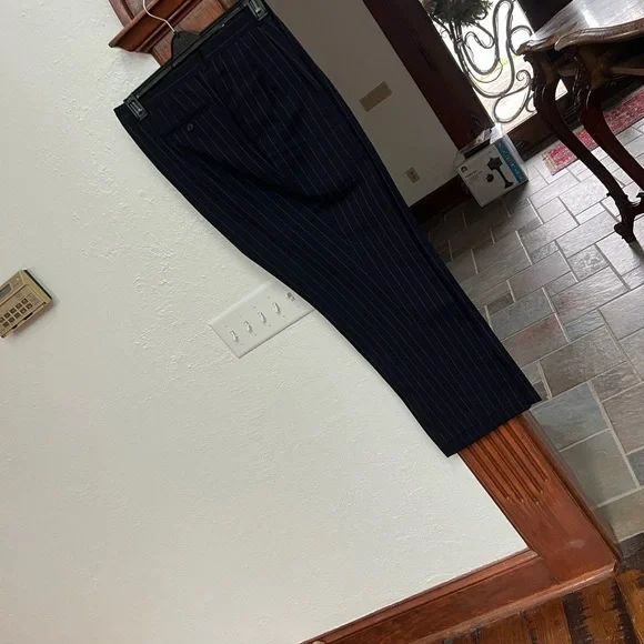 Harrods Navy Pinstripe Double-Breasted Suit